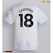 Moške Nogometnih dresov Manchester United Casemiro #18 Gostujoči 2025-26 Kratki rokavi